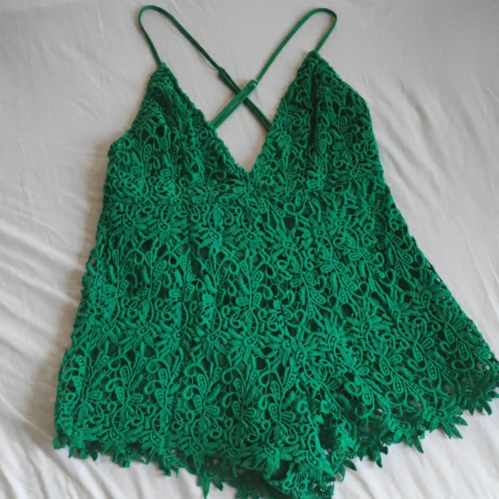 Green Jumpsuit from FOREVER 21